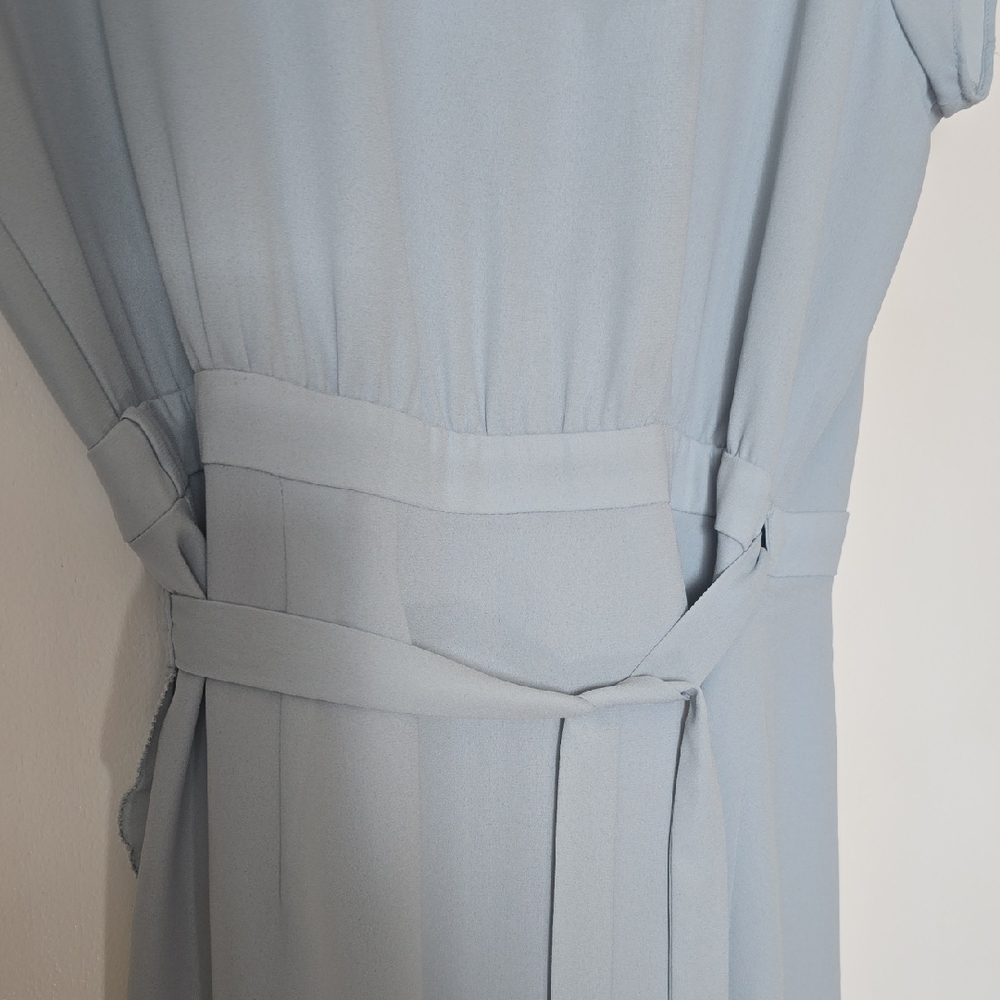 Sunday Best Sky Blue Ruffle Mini Dress - Picture 10 of 10